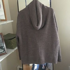 Mauve cowl neck sweater